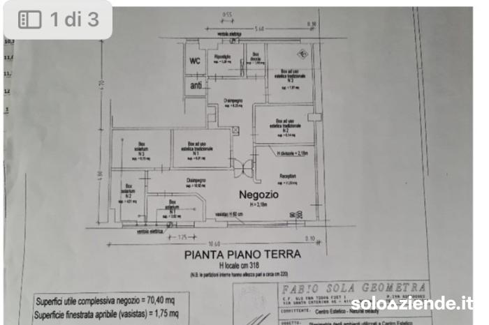 Affitto Servizi vari LOCALE COMMERCIALE CABINATO  a Modena (MO)