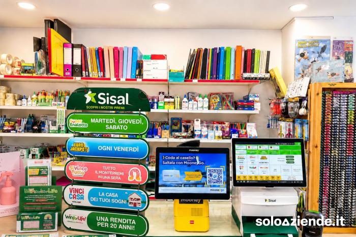 Vendita Commercio al dettaglio non alimentare SUPERENALOTTO, MONEY, CARTOLERIA,LIBRI SCOLASTICI, a Santadi (CI)