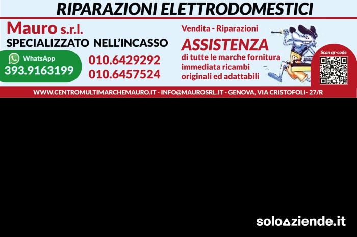 Vendita Attivita' artigianali alimentari e non RIPARAZIONE E VENDITA RICAMBI ELETTRODOMESTICI  a Genova (GE)